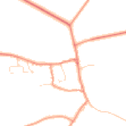 Daytime road noise heatmap for NG33 4BW
