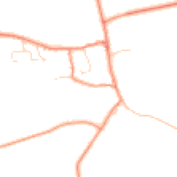 Daytime road noise heatmap for NG33 4DA