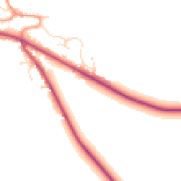 Daytime road noise heatmap for NG33 4EF