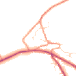 Daytime road noise heatmap for NG33 4HT