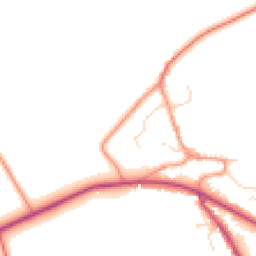 Daytime road noise heatmap for NG33 4HU