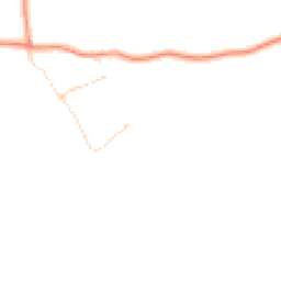 Daytime road noise heatmap for NG33 4JP
