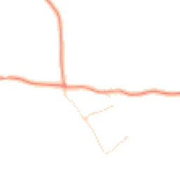 Daytime road noise heatmap for NG33 4JS