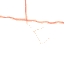 Daytime road noise heatmap for NG33 4JW