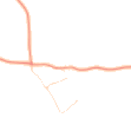 Daytime road noise heatmap for NG33 4JZ