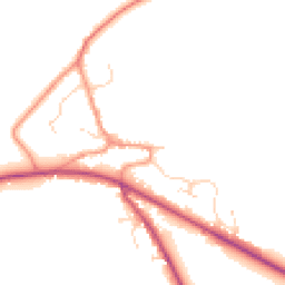 Daytime road noise heatmap for NG33 4NJ