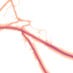 Daytime road noise heatmap for NG33 4NR