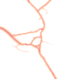 Daytime road noise heatmap for NG33 4RQ