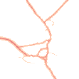 Daytime road noise heatmap for NG33 4RT