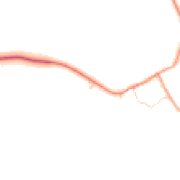 Daytime road noise heatmap for NG33 4RX