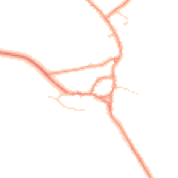Daytime road noise heatmap for NG33 4RY