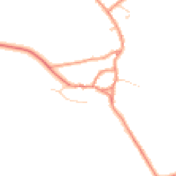 Daytime road noise heatmap for NG33 4RZ