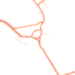 Daytime road noise heatmap for NG33 4SA