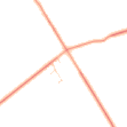 Daytime road noise heatmap for NG33 4SF