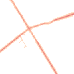 Daytime road noise heatmap for NG33 4SL