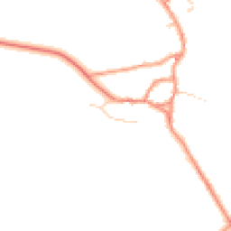 Daytime road noise heatmap for NG33 4SQ