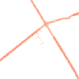 Daytime road noise heatmap for NG33 4ST