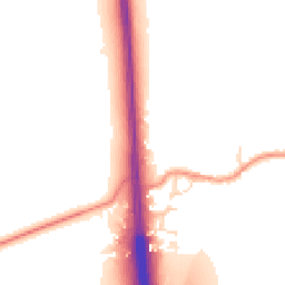 Daytime road noise heatmap for NG33 5AQ