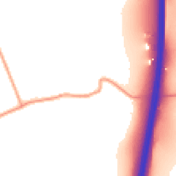 Daytime road noise heatmap for NG33 5ED