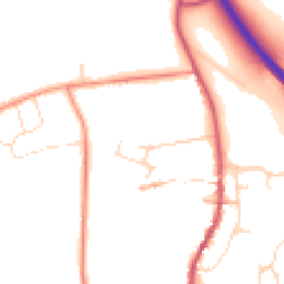 Daytime road noise heatmap for NG33 5GA