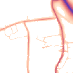 Daytime road noise heatmap for NG33 5GG