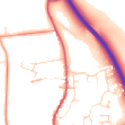 Daytime road noise heatmap for NG33 5HP
