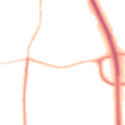 Night-time road noise heatmap for NG33 5JG