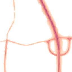 Night-time road noise heatmap for NG33 5JQ