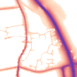 Daytime road noise heatmap for NG33 5NG