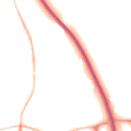 Night-time road noise heatmap for NG33 5NH