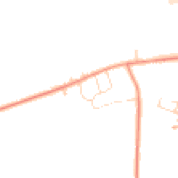 Daytime road noise heatmap for NG33 5NN