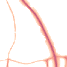 Night-time road noise heatmap for NG33 5NQ