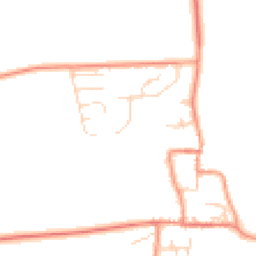 Daytime road noise heatmap for NG33 5PS