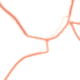 Daytime road noise heatmap for NG33 5SG
