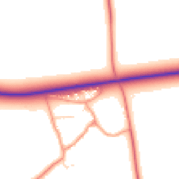 Daytime road noise heatmap for NG34 0AR
