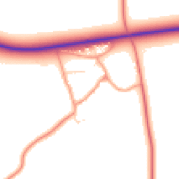 Daytime road noise heatmap for NG34 0AX