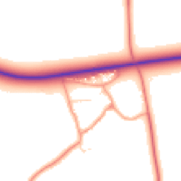 Daytime road noise heatmap for NG34 0BH