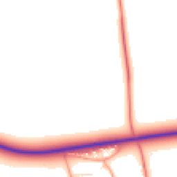 Daytime road noise heatmap for NG34 0BQ