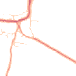 Daytime road noise heatmap for NG34 0BT
