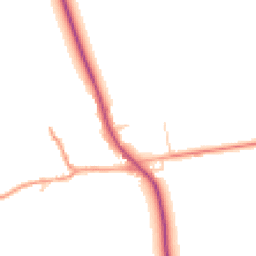 Daytime road noise heatmap for NG34 0DD