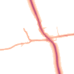 Daytime road noise heatmap for NG34 0DE