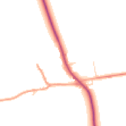 Daytime road noise heatmap for NG34 0DG