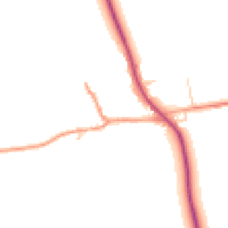 Daytime road noise heatmap for NG34 0DP