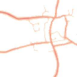 Daytime road noise heatmap for NG34 0JE