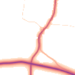 Daytime road noise heatmap for NG34 0JH