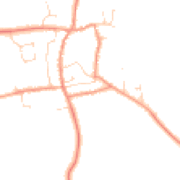 Daytime road noise heatmap for NG34 0LN