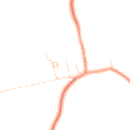 Daytime road noise heatmap for NG34 0NE
