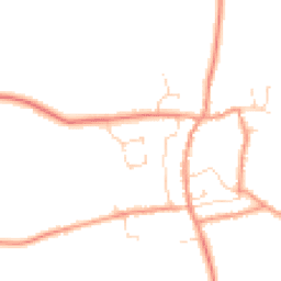 Daytime road noise heatmap for NG34 0NN
