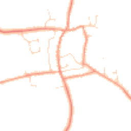 Daytime road noise heatmap for NG34 0PZ
