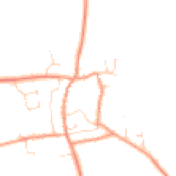 Daytime road noise heatmap for NG34 0QG
